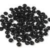 Mini Buttons for Doll Clothing, BJD Accessories, Round 2 Holes, Black (4 mm), 50 Pieces view 1