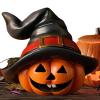 DAWCBVJQ Halloween Pumpkin Decorative Figurine, Collectible Spooky Ornament view 1