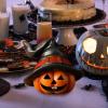 DAWCBVJQ Halloween Pumpkin Decorative Figurine, Collectible Spooky Ornament view 2