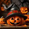 DAWCBVJQ Halloween Pumpkin Decorative Figurine, Collectible Spooky Ornament view 3