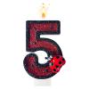 Mavouri Ladybug Birthday Candle Number 5 view 1