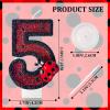 Mavouri Ladybug Birthday Candle Number 5 view 2