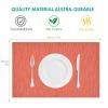 Heat-Resistant Placemats, 30.5 x 45.7 cm, Non-Slip, Washable, PVC Table Mat view 2
