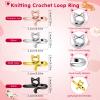 Tyqour Adjustable Crochet Rings - 8 Pack view 2