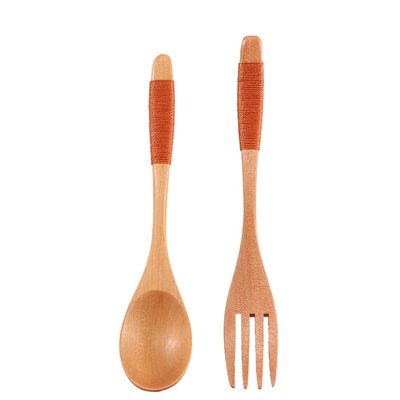 2-Piece Wooden Spoon & Fork Set