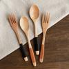 2-Piece Wooden Spoon & Fork Set view 3