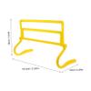 Abaodam Adjustable Soccer Training Hurdles for Footwork, Foldable Agility Hurdles with Stable Base, for Basketball, Soccer, Athletes and Dog Training view 2
