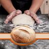 Silicone Baking Mat, Reusable Bread Sling with Long Handle, Non-Stick and Easy to Clean, Heat Resistant (Orange) view 3
