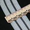 5 cm/9 cm Silver-Gold Glitter Mesh Elastic Band, 1 m view 4