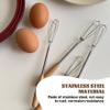 Mini Whisk Set, 8-Inch Stainless Steel with Wooden Handle, 2pcs view 4