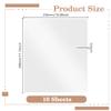 AHANDMAKER 10 Sheets Self-Adhesive Sign Holders 30x26cm view 2