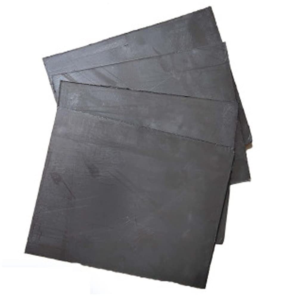 Flexible High-Purity Graphite Gasket Sheet, 200 x 250 mm, 4-Pack, 0.05 mm