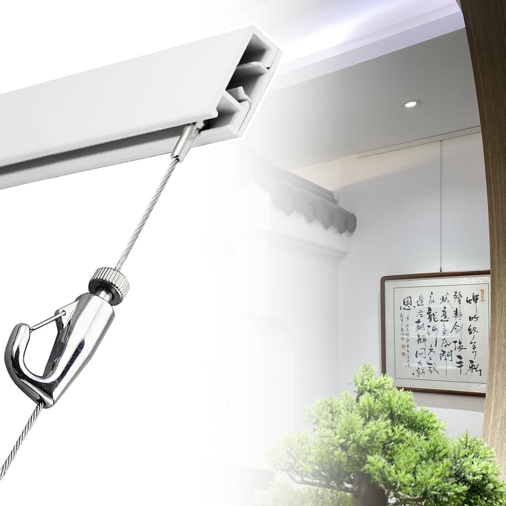 Picture Hanging Rail System for Galleries