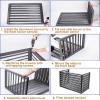 Air Conditioner Cover for Window Units, Aluminum Frame, Weather-Resistant, Stylish Design, Protects Against Rain and Dirt view 3