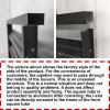 Air Conditioner Cover for Window Units, Aluminum Frame, Weather-Resistant, Stylish Design, Protects Against Rain and Dirt view 4