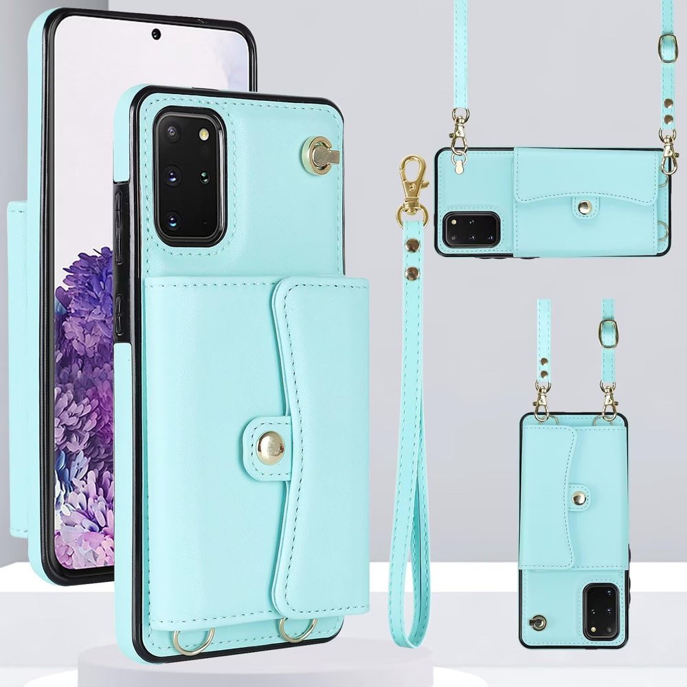 xinyunew iPhone 17 Pro Max Case with Strap, Blue