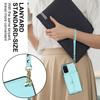 xinyunew iPhone 17 Pro Max Case with Strap, Blue view 3