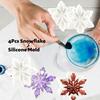 Lyivisk 4Pcs Snowflake Silicone Molds for Christmas view 4