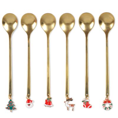 6-Piece Christmas Spoon Set