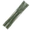 MOMAHUA 100 Pcs Floral Wire Dark Green, 26 Gauge/0.5mm, 16in/40cm Craft Wire Set view 1
