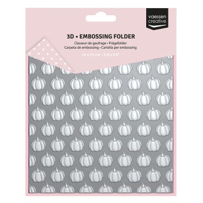Vaessen Creative 3D Embossing Folder - Pumpkins 15 x 15 cm