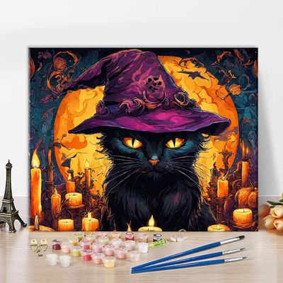 TISHIRON Cat Painting by Numbers Kit