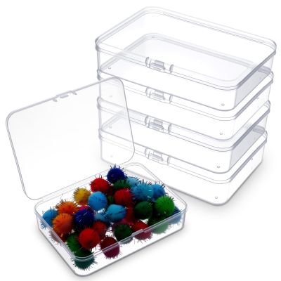 Nogeqi 4-Pack Small Storage Boxes with Lid