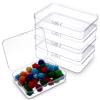 Nogeqi 4-Pack Small Storage Boxes with Lid view 1