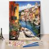 TISHIRON Landscape Painting Set - Paint by Numbers for Adults view 1