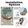 Doodlearm Lake House Metal Sign view 4