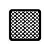 Stamperia - Thick Stencils for Scrapbooking and Crafts (Candy Christmas, Waffle Pattern) view 2