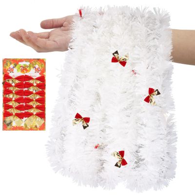CharmBurst 4 * 2m White Christmas Garland