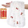 CharmBurst 4 * 2m White Christmas Garland view 1