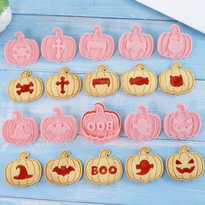 MaiLence Halloween Pumpkin Cookie Cutters - 10 Pieces