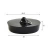 3-Pack Sink Plugs with Chain view 2