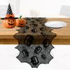 KQOZG Lace Table Runner with Spider Webs for Halloween view 1