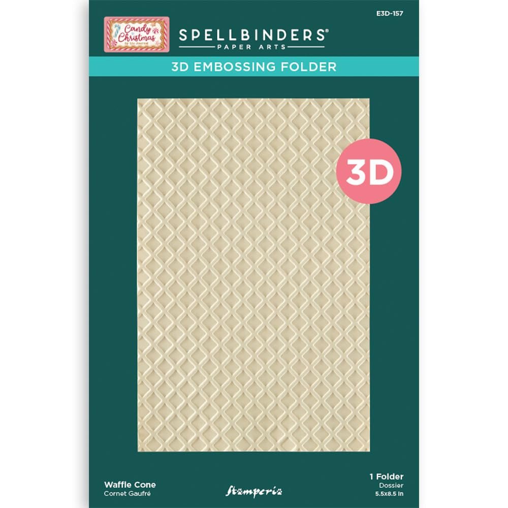 Stamperia - 3D Embossing Folder (Candy Christmas)