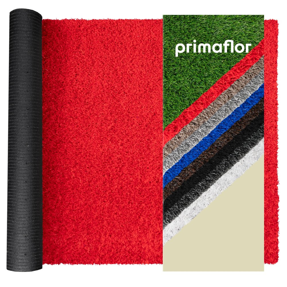 Primaflor Expo B1 Artificial Turf | Red | 200 x 1100 cm | Outdoor Flooring