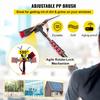 Professional 3-in-1 Telescopic Window Cleaning Brush with Water Feed view 2