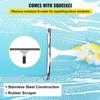 Professional 3-in-1 Telescopic Window Cleaning Brush with Water Feed view 3