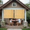 Lrisveana Natural Bamboo Roller Shade view 3