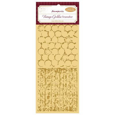 Stamperia - Vintage Golden Transfer for Scrapbooking