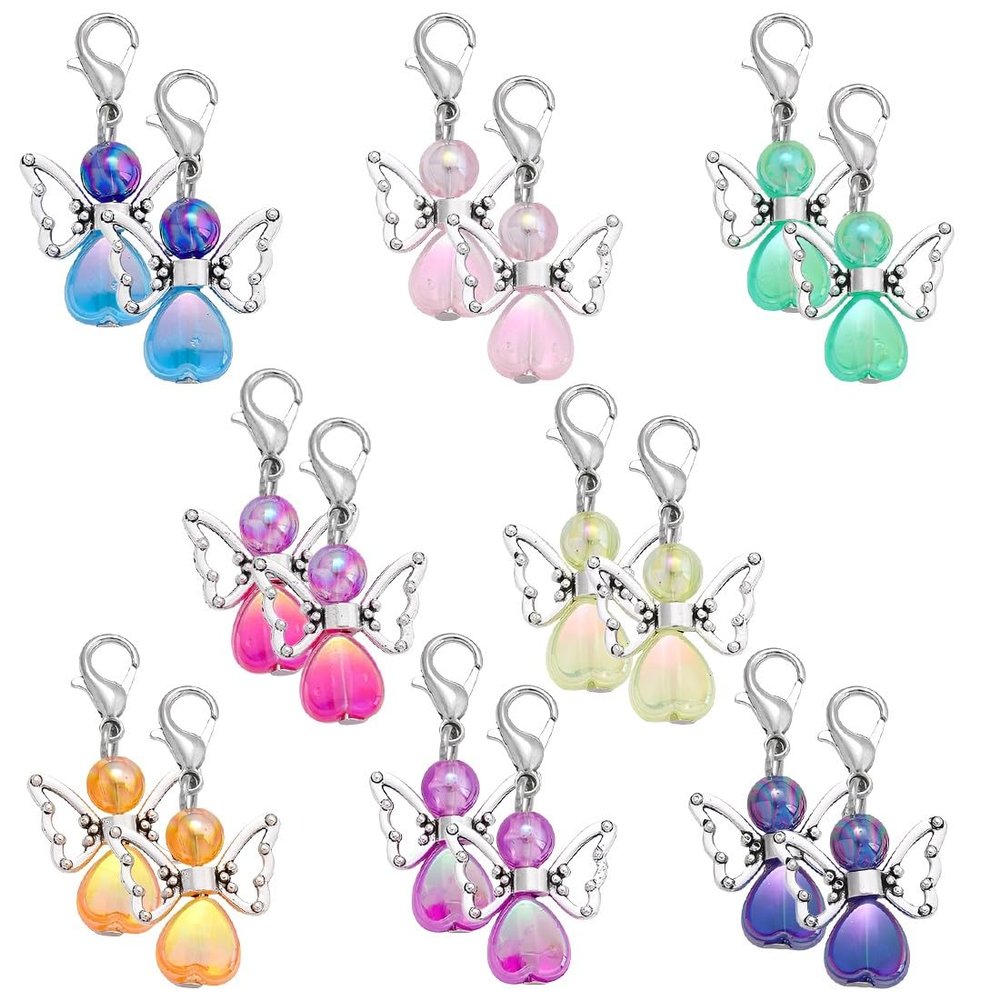 COYUN 16-Piece Guardian Angel Keychain Set