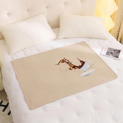Waterproof Mattress Pad 40/50/60/70/80/90/100/130/140/150/160/170 Mattress Protector, Breathable Bedwetting & Incontinence Pad, Washable, for Women and Seniors (105 x 200 cm, Khaki)