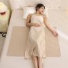 Waterproof Mattress Pad 40/50/60/70/80/90/100/130/140/150/160/170 Mattress Protector, Breathable Bedwetting & Incontinence Pad, Washable, for Women and Seniors (105 x 200 cm, Khaki) view 2