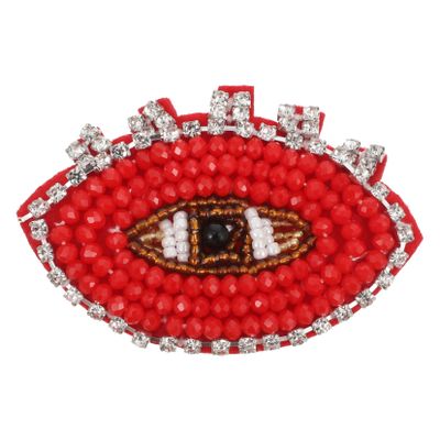 Gadpiparty Beaded Eye Appliqué for Clothing