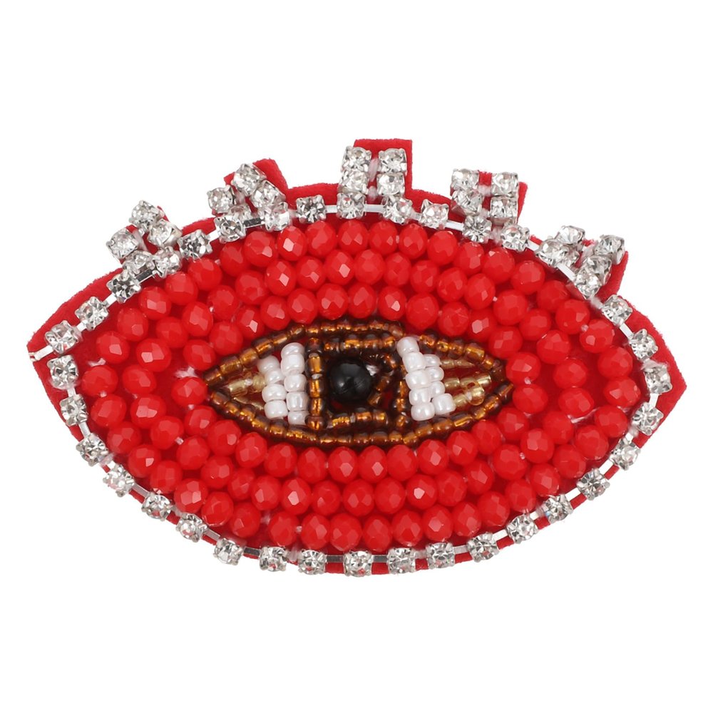 Gadpiparty Beaded Eye Appliqué for Clothing