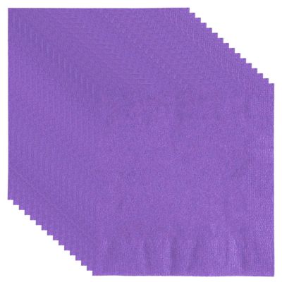 MOMAHUA 20 Pack Purple Napkins