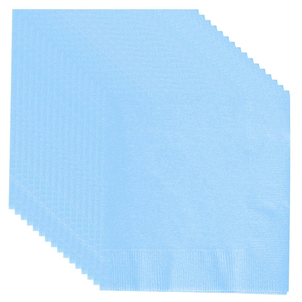 MOMAHUA 20 Pack Light Blue Napkins