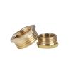 OZXZH 1-Piece BSP Brass Male-to-Female Reducer Adapter, G1/8 to G1/4 view 1